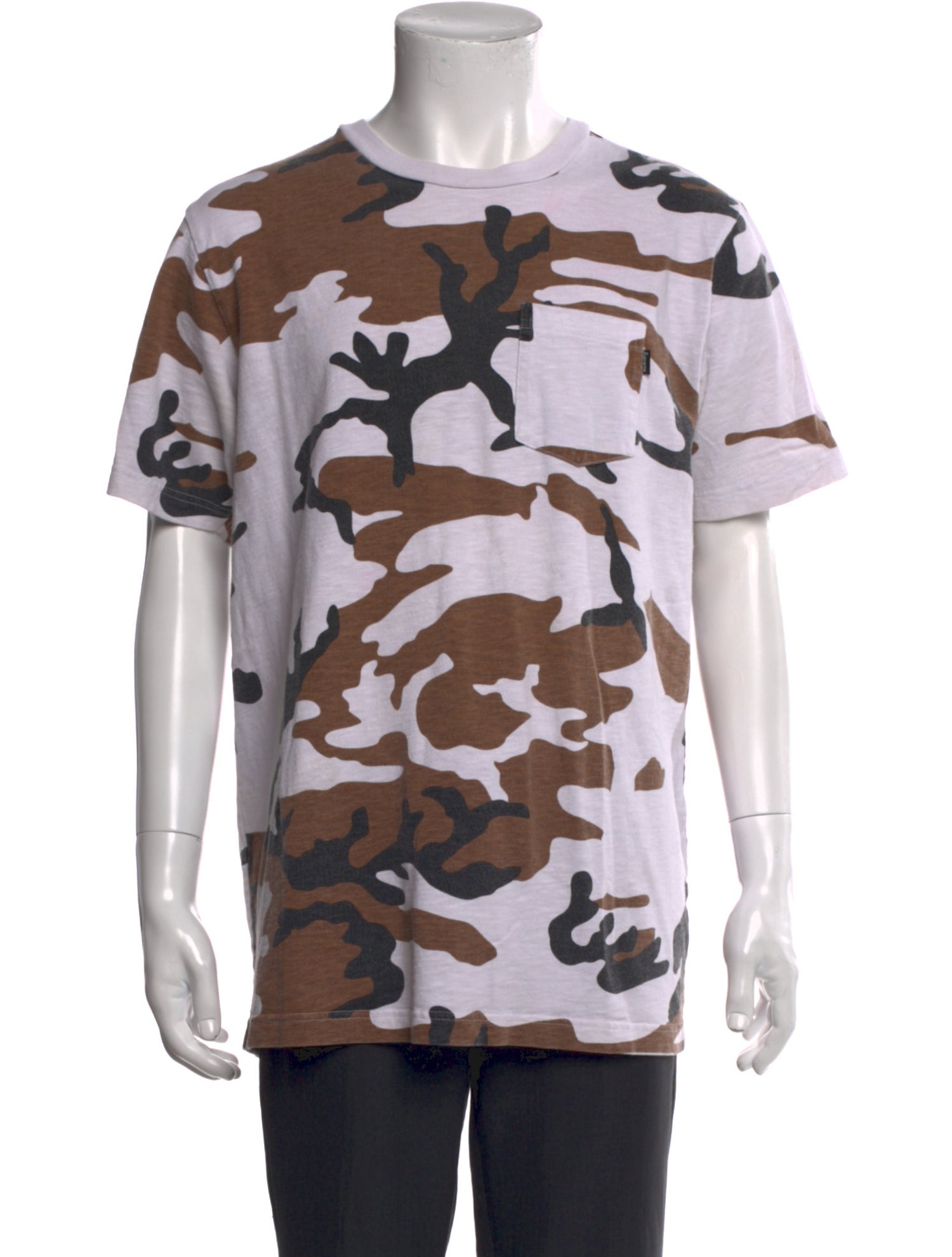 Supreme Camo Camouflage Print T-Shirt
